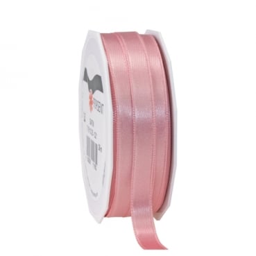 25 Meter Satin Band in Altrosa, 10 mm