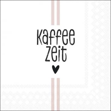 20er Pack Servietten Kaffeezeit, 33 x 33 cm