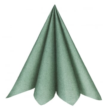 20er Pack Airlaid Servietten in Eukalyptus, 40 x 40 cm