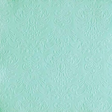 15er Pack Servietten Elegance in Aqua, 33 x 33 cm