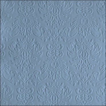 15er Pack Servietten Elegance in Taubenblau, 33 x 33 cm