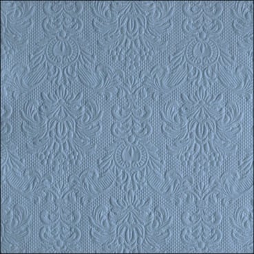 15er Pack Servietten Elegance in Taubenblau, 33 x 33 cm