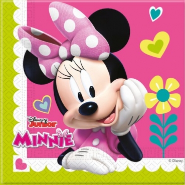 20er Pack Servietten Minnie und Daisy Duck, 33 x 33 cm