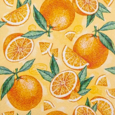 20er Pack Servietten Orangen, 33 x 33 cm
