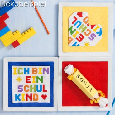 20er Pack Servietten Einschulung, Schulkind, 33 x 33 cm Dekobeispiel für die Servietten Einschulung, Schulkind, 33 x 33 cm.