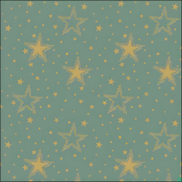 20er Pack Servietten Weihnachten, Sterne in Gold/Salbei, 33 x 33 cm