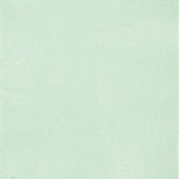 20er Pack Servietten Modern Colors in Mintgrün mit Glanzeffekt, 33 x 33 cm