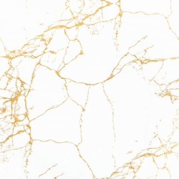 20er Pack Servietten Royal Marble in Weiß/Gold, 33 x 33 cm