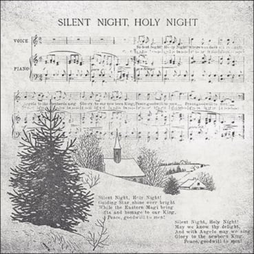 20er Pack Servietten Weihnachten -Silent Night- 33 x 33 cm