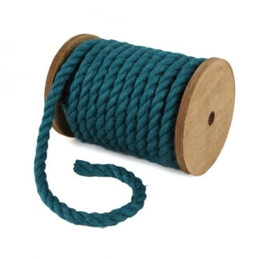 5 Meter Sizo®Jute Kordel in Türkis, 7 mm