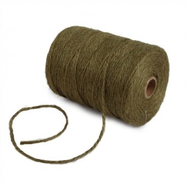 150 Meter Sizo®Jute Schnur in Olivgrün, 3 mm