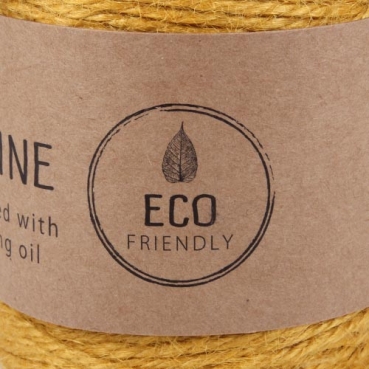 150 Meter Sizo®Jute Schnur in Sonnengelb, 3 mm 150 Meter Sizo®Jute Schnur in Sonnengelb, 3 mm.