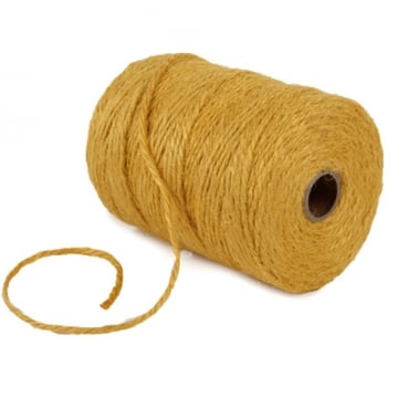 150 Meter Sizo®Jute Schnur in Sonnengelb, 3 mm