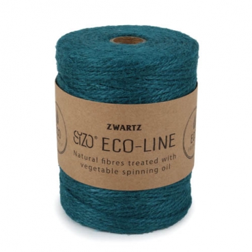 150 Meter Sizo®Jute Schnur in Türkis, 3 mm.