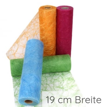 25 Meter Sizoweb® Tischband, 19 cm Breite in 33 Farben