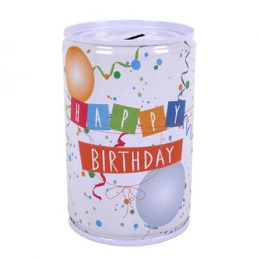 Spardose Geburtstag -Happy Birthday-, 10 cm