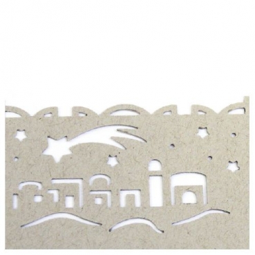 Bordüren Stanzer Betlehem, 65 x 37 mm, für Kartengestaltung, Basteln.