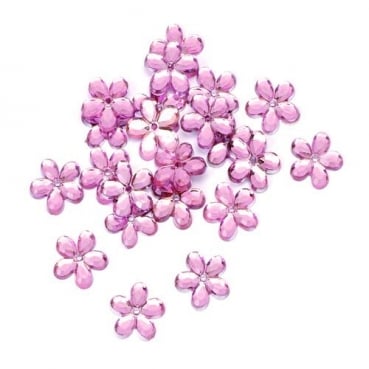 120 Streudeko Spiegelblumen in Rosa