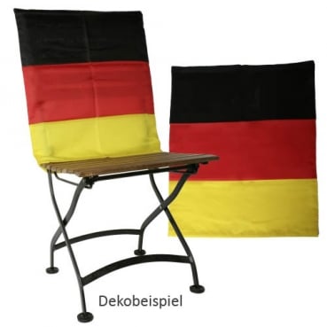 2 Stuhlhussen für Rückenlehnen, Deutschland, Fußball, 60 x 50 cm