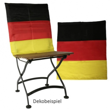 2 Stuhlhussen für Rückenlehnen, Deutschland, Fußball, 60 x 50 cm