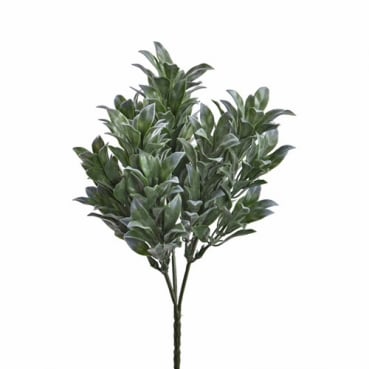 Kunstblume Teeblatt Strauch, 21 cm