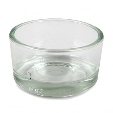 Glas Teelichthülle, Teelichtglas klar, 45 mm