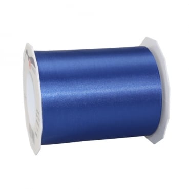 25 Meter Satin Tischband Adria in Mittelblau, 11 cm