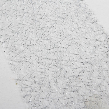 20 Meter Tischband Lace in Silber, 75 mm 20 Meter Tischband Lace in Silber, 75 mm.