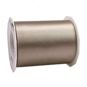 25 Meter Satin Tischband Adria in Taupe, 11 cm