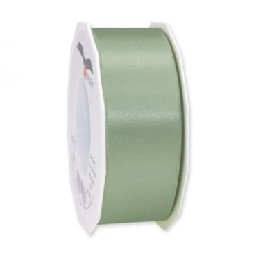 25 Meter Satin Band, schmal, in Pistache, 40 mm