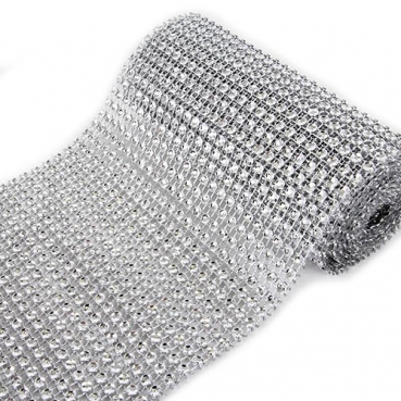 1,5 Meter Tischband in Strass-Optik, 12 cm