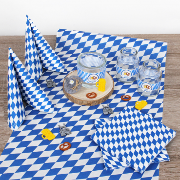 35-teiliges Tischdeko Paket "Bayrische Party"