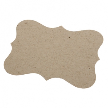 5 Tischkarten, Platzkarten in Hellbraun, 67 mm