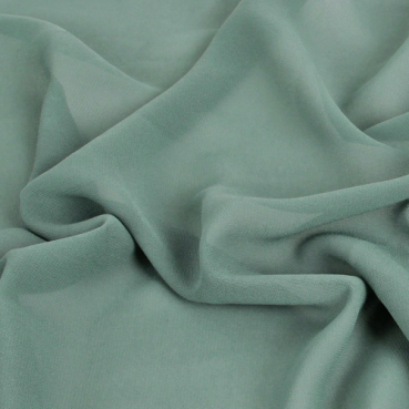 3 Meter Chiffon Tischläufer, hauchdünn, in Eukalyptus, 35 cm