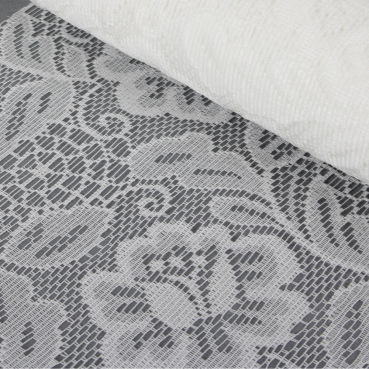 25 Meter Sizolace® Tischläufer, Spitze in Weiß, 30 cm.