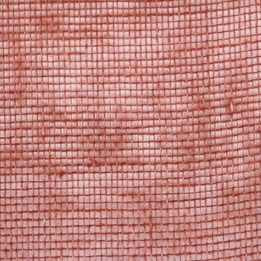 5 Meter Jute Tischläufer in Terracotta, 30 cm, Nahaufnahme.