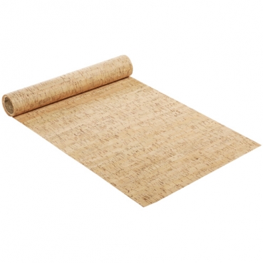 2 Meter Tischläufer Kork, Korkstoff, 33 cm