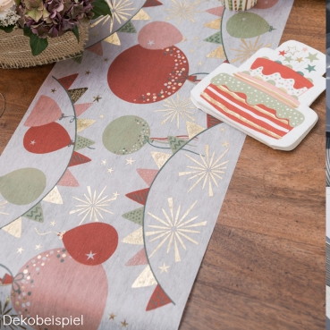 3 Meter Vlies Tischläufer Party Terracotta/Gold Mix, 28 cm 3 Meter Vlies Tischläufer Party Terracotta/Gold Mix, 28 cm.