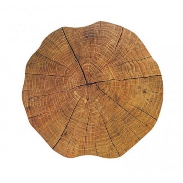 Tischset Baumstammoptik in Braun, 38 cm