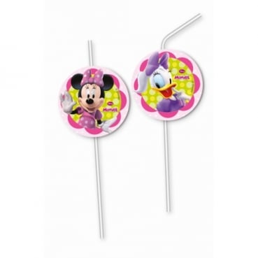 6er Pack Trinkhalme Minnie und Daisy Duck