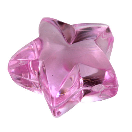 50 Deko Diamantsterne in Pink