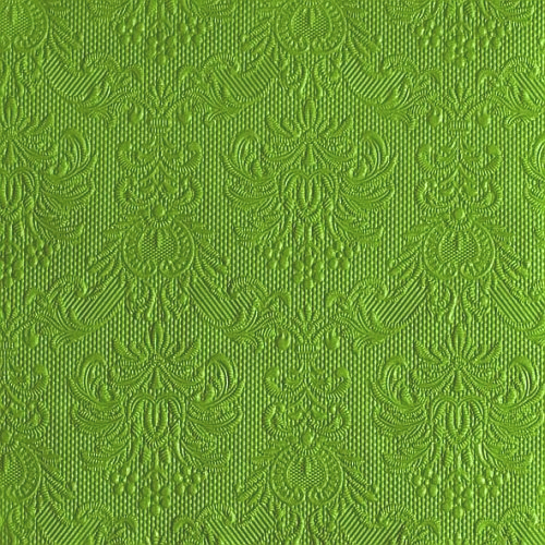 15er Pack Servietten Elegance moosgrün, 33 x 33 cm.