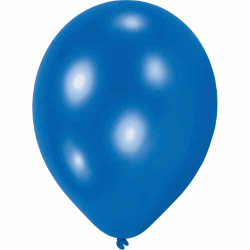 10 Luftballons in Blau, 20,3 cm Durchmesser