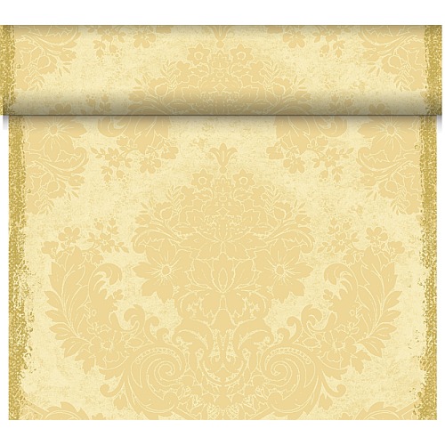 24 Meter Rolle Duni Dunicel Tischläufer Royal Cream