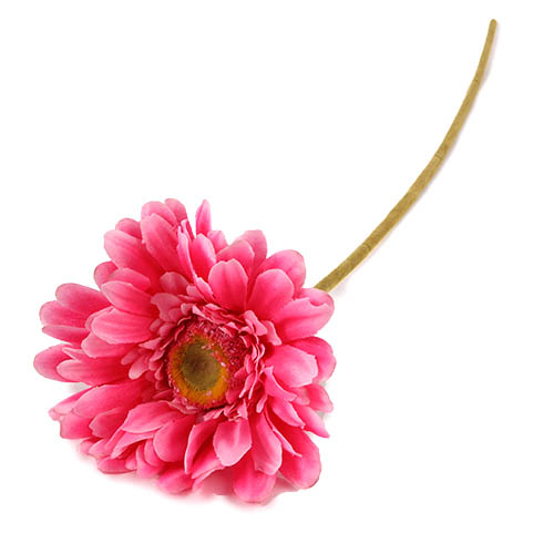 Kunstblume Gerbera in Pink, 55 cm