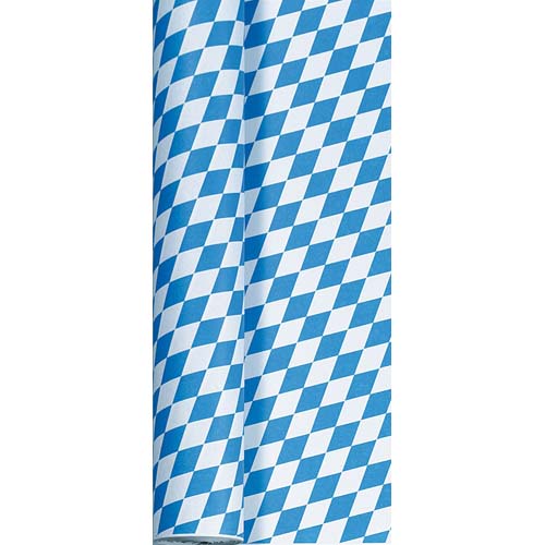 50 Meter Duni Papier Tischdeckenrolle Bayrische Raute, Breite 100 cm