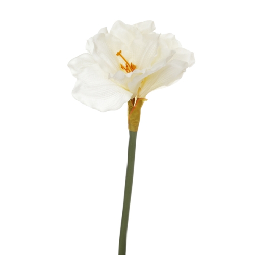 Kunstblume Amaryllis in Weiß, Weihnachten, 58 cm