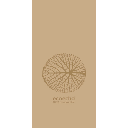 Duni ecoecho® Zelltuch Servietten Organic, 2-lagig,  ⅛ Buchfalz, 40 cm