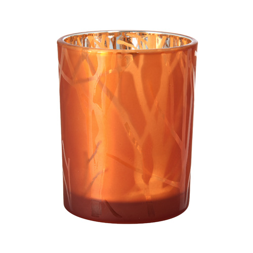 Duni Kerzenhalter Shimmer in Rust, spülmaschinengeeignet, 10 cm