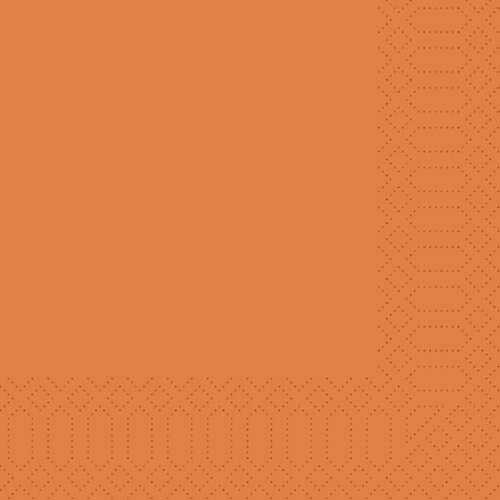 Duni Zelltuch Servietten in Sun Orange, 40 x 40 cm